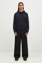 Fred Perry felpa in cotone M2643.R63 blu navy
