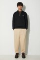 Хлопковая кофта Fred Perry M3574.102 чёрный AA00