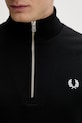 Fred Perry bluza bawełniana M3574.102 czarny