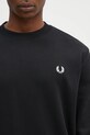Fred Perry cotton sweatshirt black M7535.184