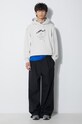 Ader Error bluza bawełniana Caner Logo Hoodie BMADFWHD0102 szary AW23
