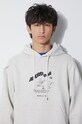 Ader Error bluza bawełniana Caner Logo Hoodie BMADFWHD0102 szary