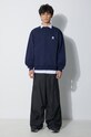 Ader Error felpa Disto Logo BMADFWSW0101 blu navy AW23