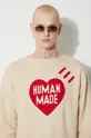 Human Made sweter z domieszką wełny Heart Knit Sweater Męski