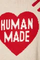 Svetr z vlněné směsi Human Made Heart Knit Sweater
