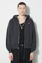 Clothing Human Made cotton sweatshirt Zip-Up Hoodie HM26CS040 gray