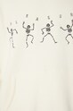 PLEASURES sweatshirt Bone Hoodie P23F020.STONE