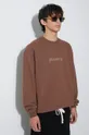 brown PLEASURES sweatshirt Recipe Crewneck