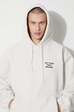 Dukserica od flisa Drôle de Monsieur Le Hoodie Polaire Slogan C.HO139.PL019.CM bež
