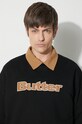 Butter Goods bluza Felt Logo Applique Crewneck BGQ423D20904 czarny