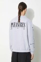 Mikina PLEASURES Intersection Crewneck P23W024.GREY sivá AW23