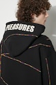 PLEASURES bluza Vein Hoodie P23W032.BLACK czarny