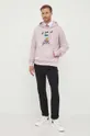 roza Bombažen pulover United Colors of Benetton x Disney