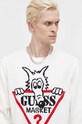 Βαμβακερό πουλόβερ Guess Originals M3BR51Z3A60 μπεζ