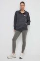 Pamučna dukserica Reebok Classic 100036746 siva