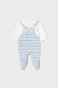 μπλε Φόρμες με φουφούλα μωρού Mayoral Newborn Για αγόρια