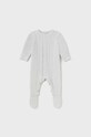 Detský bavlnený overal Mayoral Newborn Gift box Pre bábätká sivá 2672.1D.Newborn.9BYX