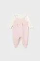 ροζ Φόρμες με φουφούλα μωρού Mayoral Newborn
