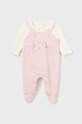 Mayoral Newborn pajacyk niemowlęcy Produkt niemowlęcy różowy 2660.2A.Newborn.9BYX