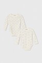 Mayoral Newborn body din bumbac pentru bebelusi 2-pack Produs pentru bebe bej 2733.2D.Newborn.9BYX