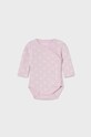 Βαμβακερά φορμάκια για μωρά Mayoral Newborn 2-pack 2733.2D.Newborn.9BYX μωβ AW23