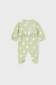 Mayoral Newborn pajacyk niemowlęcy bawełniany 2-pack 2734.2A.Newborn.9BYX zielony AW23