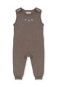 Konges Sløjd rampers niemowlęcy KS6460 brązowy AW23