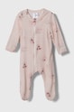 Jamiks śpioszki niemowlęce Produkt niemowlęcy różowy FRANZE.ba.Paja.JZG058.G