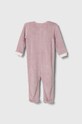 United Colors of Benetton śpioszki bawełniane niemowlęce 3TMB0T01E.G.W.SEASONAL fioletowy AW23