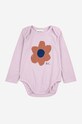 Bobo Choses body niemowlęce 2-pack 223AB016 różowy AW23