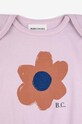Dziewczynka Bobo Choses body niemowlęce 2-pack 223AB016 różowy