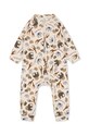Pamučni bodi za bebe Konges Sløjd KS6120 bež AW23