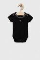 Chłopiec Calvin Klein Jeans body niemowlęce 2-pack IN0IN00099.9BYX czarny
