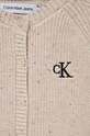 Kojenecké body Calvin Klein Jeans IN0IN00101.9BYX béžová