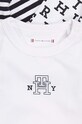 Chłopiec Tommy Hilfiger body niemowlęce 3-pack KN0KN01682.9BYX granatowy