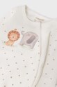Chłopiec Mayoral Newborn komplet bawełniany niemowlęcy Gift box 9360.1Q.Newborn.9BYX brązowy