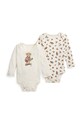 Polo Ralph Lauren body bawełniane niemowlęce 2-pack 2-pack beżowy 320917971001