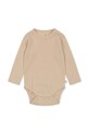 Konges Sløjd body bawełniane niemowlęce KS6441 beżowy AW23