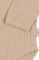Konges Sløjd body bawełniane niemowlęce KS6441 beżowy