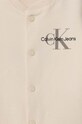 Chłopiec Calvin Klein Jeans pajacyk niemowlęcy IN0IN00136.9BYX beżowy