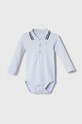 United Colors of Benetton body bawełniane niemowlęce Produkt niemowlęcy niebieski 3CDIAB00F.W.SEASONAL