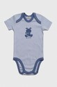 Chłopiec United Colors of Benetton body bawełniane niemowlęce 2-pack 3GI70B00H.W.SEASONAL niebieski