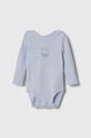 Bavlněné kojenecké body United Colors of Benetton Kojenecký výrobek modrá 3I9WAB00E.W.SEASONAL