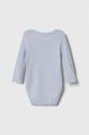 Bavlněné kojenecké body United Colors of Benetton 3I9WAB00E.W.SEASONAL modrá AW23