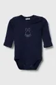 mornarsko modra Bombažen body za dojenčka United Colors of Benetton Otroški