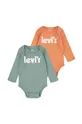 zielony Levi's body niemowlęce 2-pack Dziecięcy