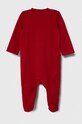 Βρεφικές βαμβακερές ρόμπες United Colors of Benetton 34B10T01J.W.SEASONAL κόκκινο AW23