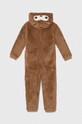Дитячі повзунки United Colors of Benetton 3WK60T01L.G.SEASONAL коричневий AW23