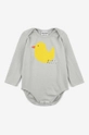 Боди для младенцев Bobo Choses 223AB021 серый AW23