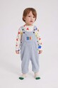 Bobo Choses ogrodniczki niemowlęce niebieski 223AB081